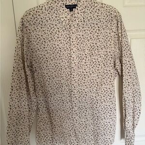 J. Crew Floral Casual Button Down Shirt Medium